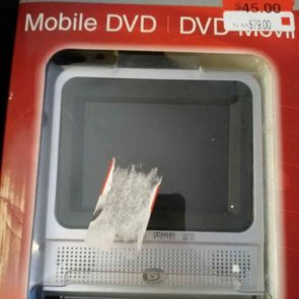 DVD player Mobile Dura Brand Never Used Car AC adapter